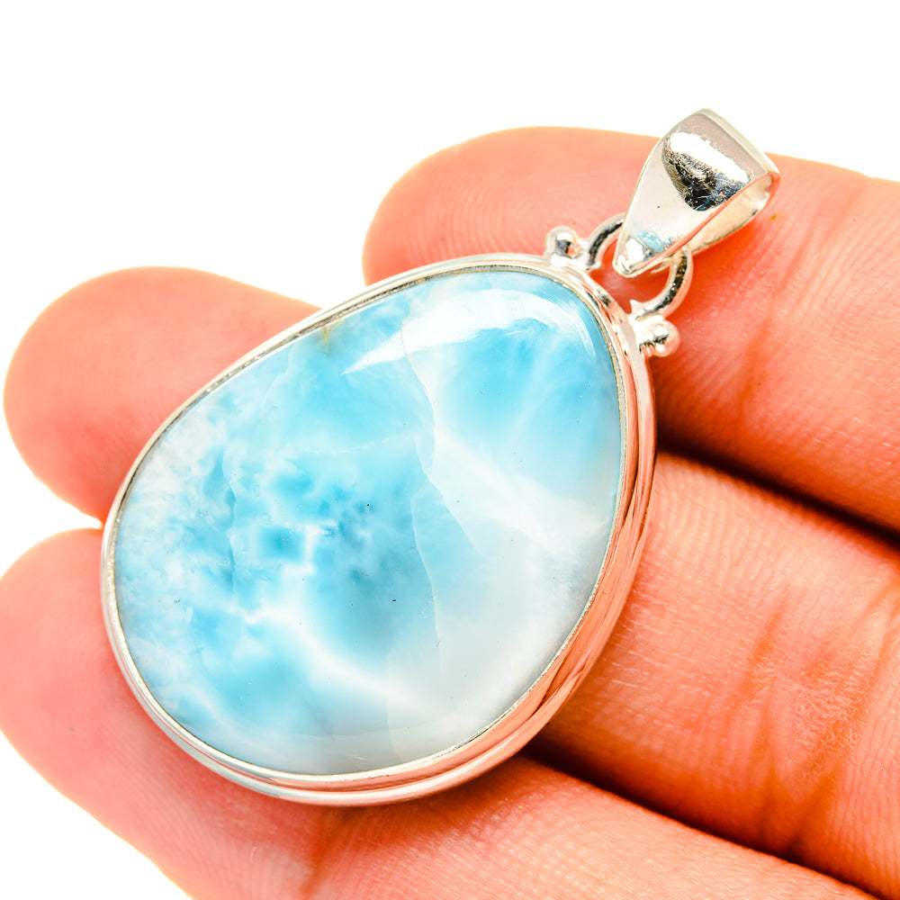 Larimar Pendants handcrafted by Ana Silver Co - PD6135