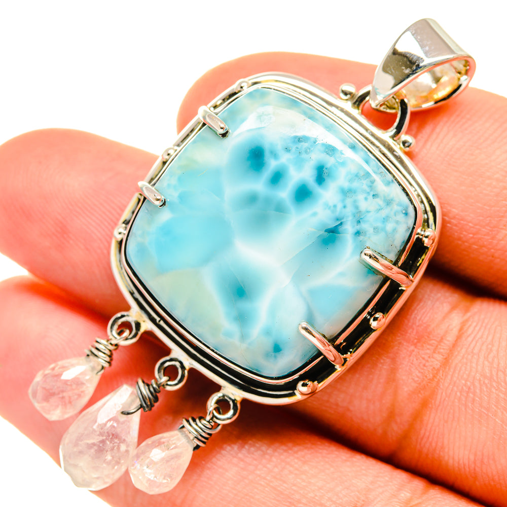 Larimar Pendants handcrafted by Ana Silver Co - PD6136
