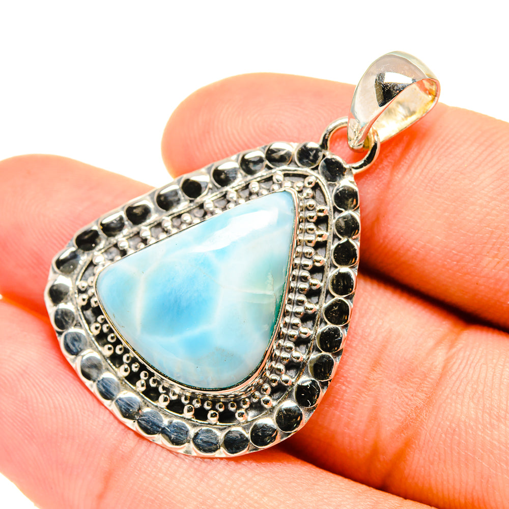 Larimar Pendants handcrafted by Ana Silver Co - PD6138