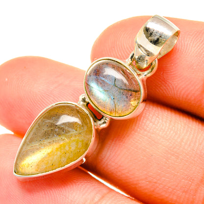 Labradorite Pendants handcrafted by Ana Silver Co - PD6145