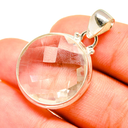 White Quartz Pendants handcrafted by Ana Silver Co - PD6149