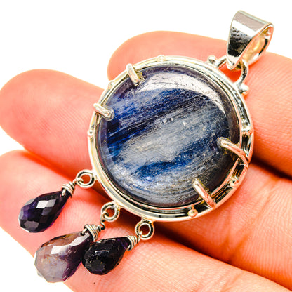Kyanite Pendants handcrafted by Ana Silver Co - PD6151