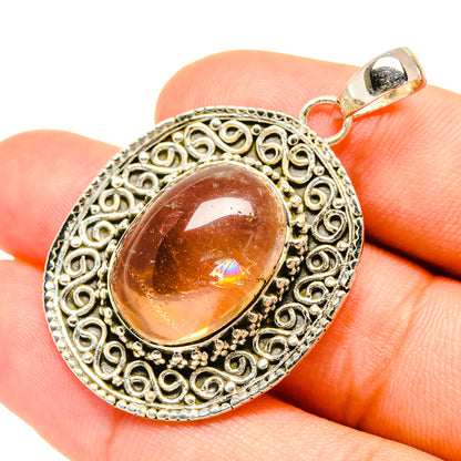 Citrine Pendants handcrafted by Ana Silver Co - PD6156