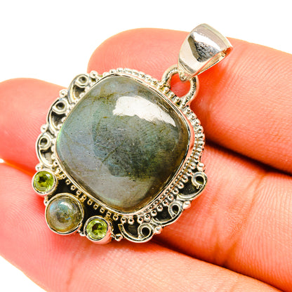 Labradorite Pendants handcrafted by Ana Silver Co - PD6157
