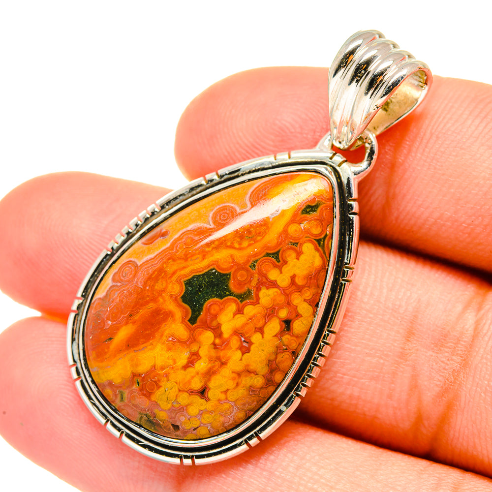 Ocean Jasper Pendants handcrafted by Ana Silver Co - PD6170