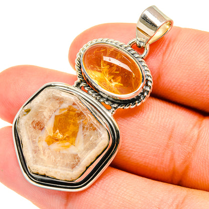 Citrine Pendants handcrafted by Ana Silver Co - PD6172