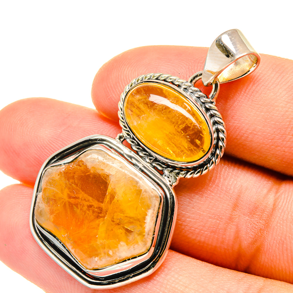Citrine Pendants handcrafted by Ana Silver Co - PD6173