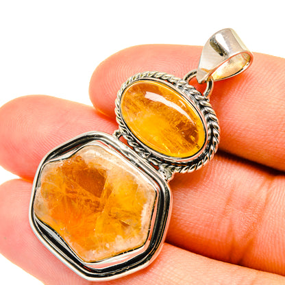 Citrine Pendants handcrafted by Ana Silver Co - PD6173