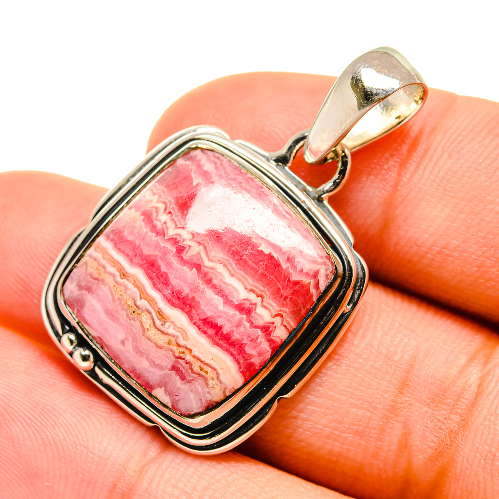 Rhodochrosite Pendants handcrafted by Ana Silver Co - PD6174