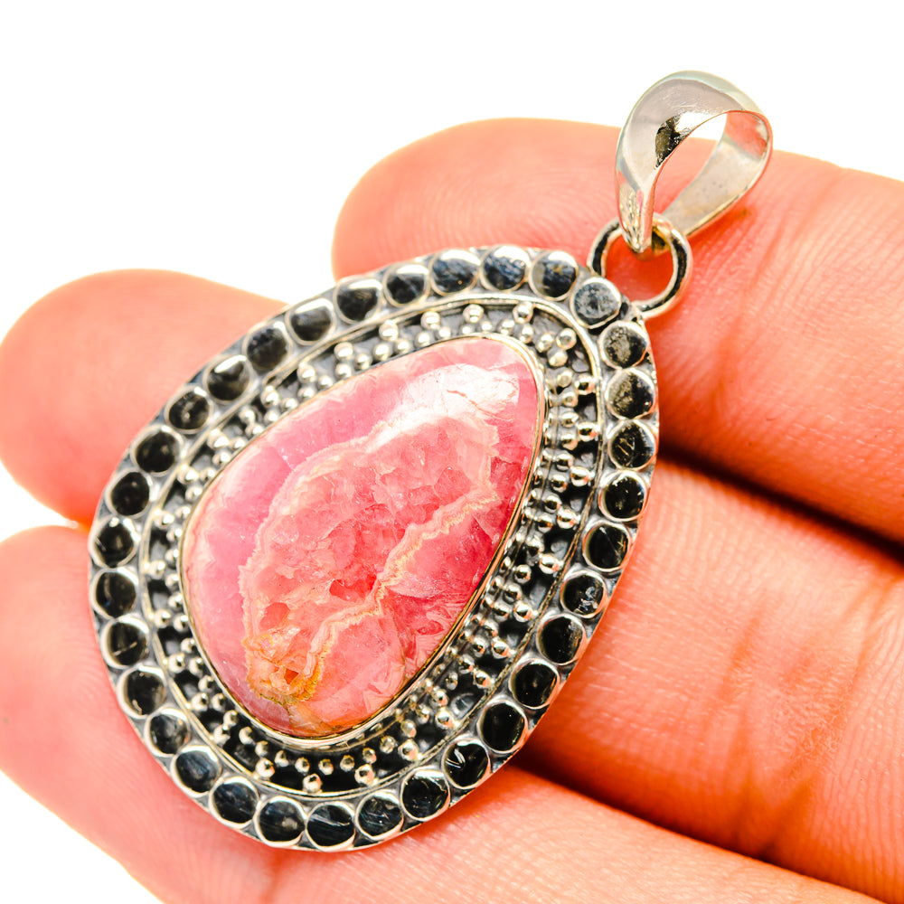 Rhodochrosite Pendants handcrafted by Ana Silver Co - PD6176