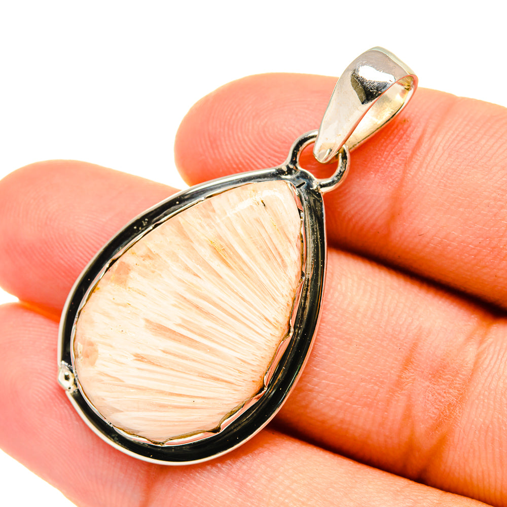 Scolecite Pendants handcrafted by Ana Silver Co - PD6182