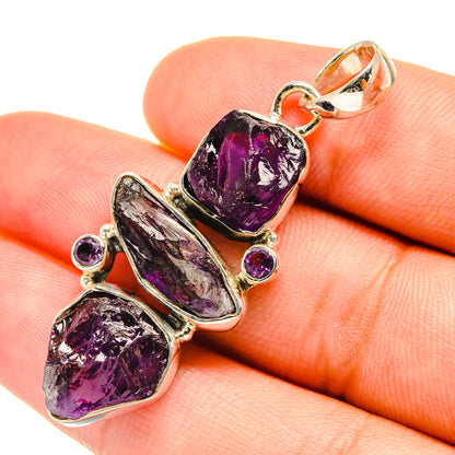 Amethyst Pendants handcrafted by Ana Silver Co - PD6199