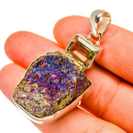 Titanium Druzy Pendants handcrafted by Ana Silver Co - PD6204