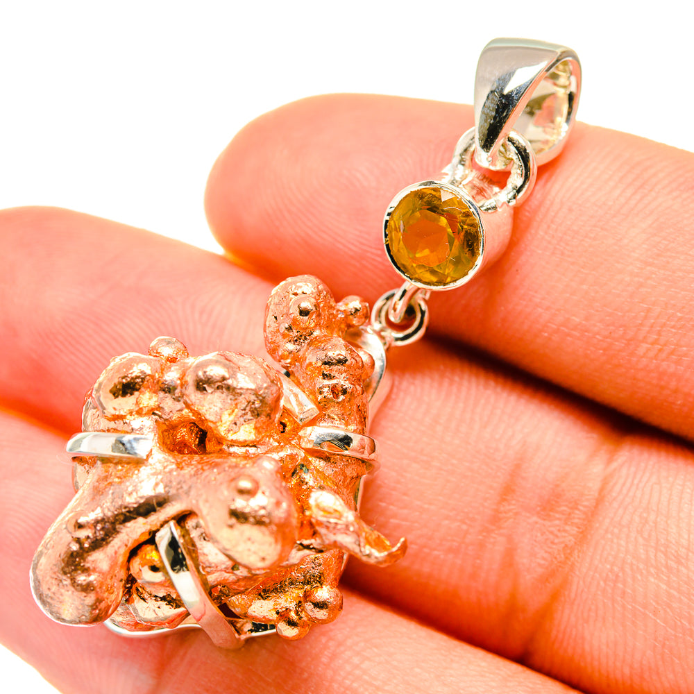 Splash Copper Pendants handcrafted by Ana Silver Co - PD6226