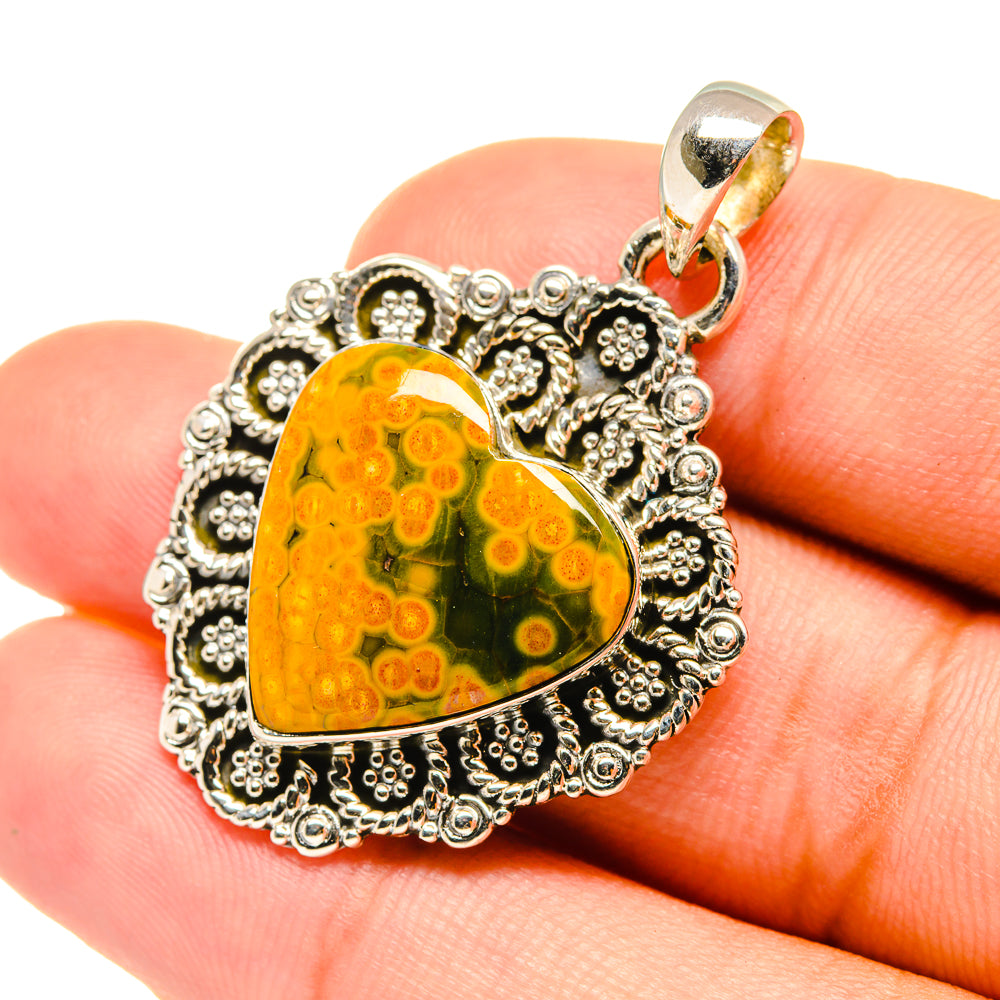 Ocean Jasper Pendants handcrafted by Ana Silver Co - PD6228
