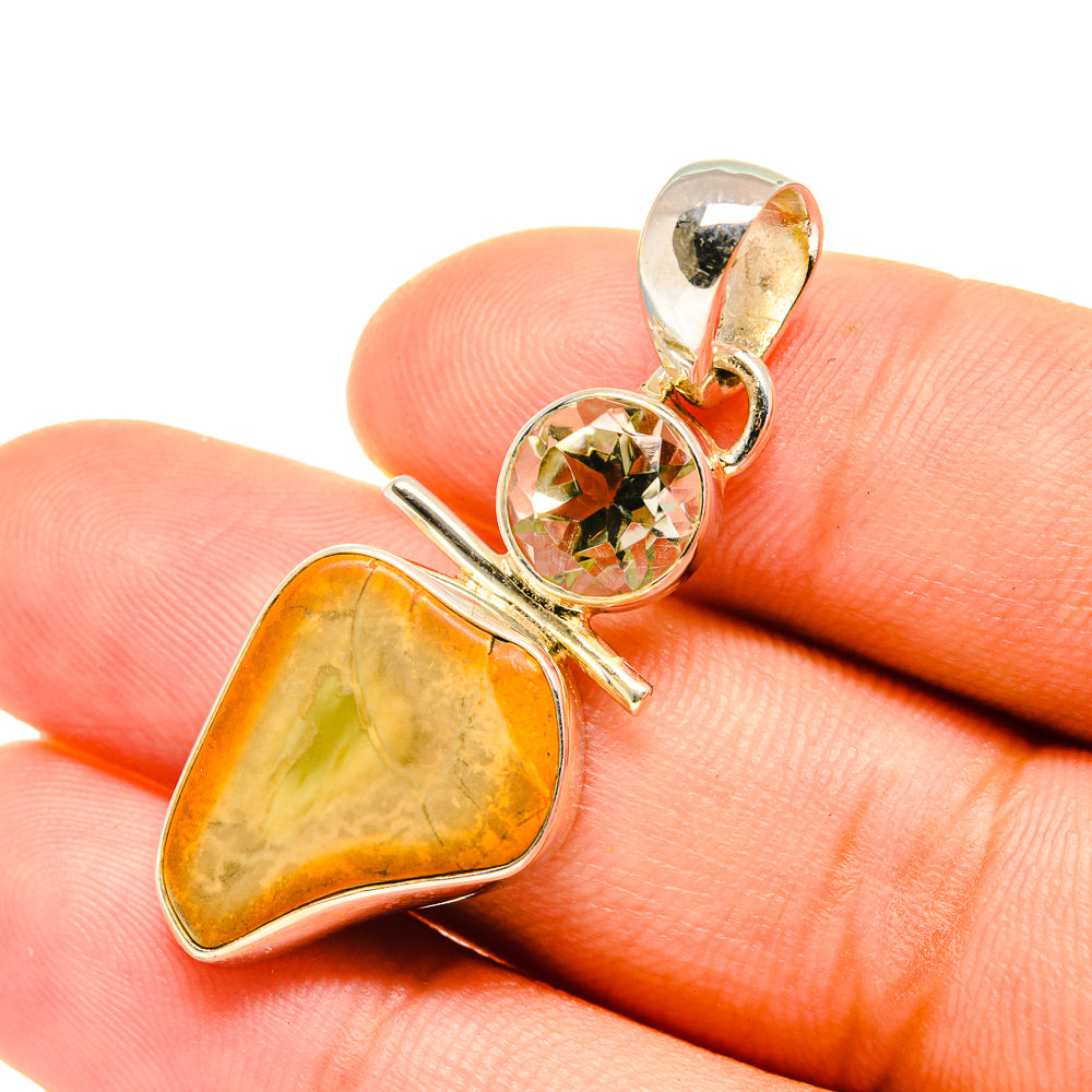 Petrified Wood Pendants handcrafted by Ana Silver Co - PD6229