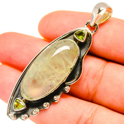 Prehnite Pendants handcrafted by Ana Silver Co - PD6234