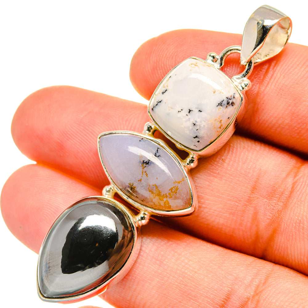 Hematite Pendants handcrafted by Ana Silver Co - PD6240