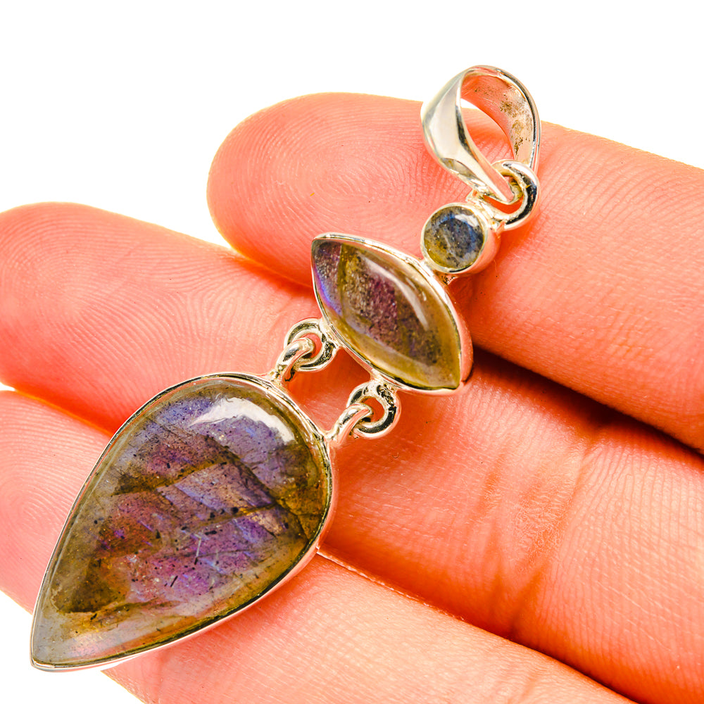 Labradorite Pendants handcrafted by Ana Silver Co - PD6241