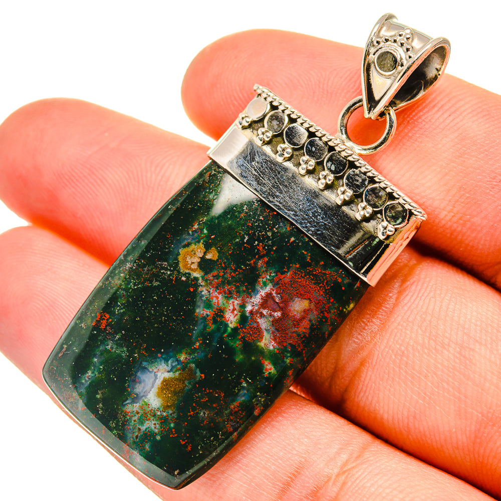 Chrysocolla Pendants handcrafted by Ana Silver Co - PD6249