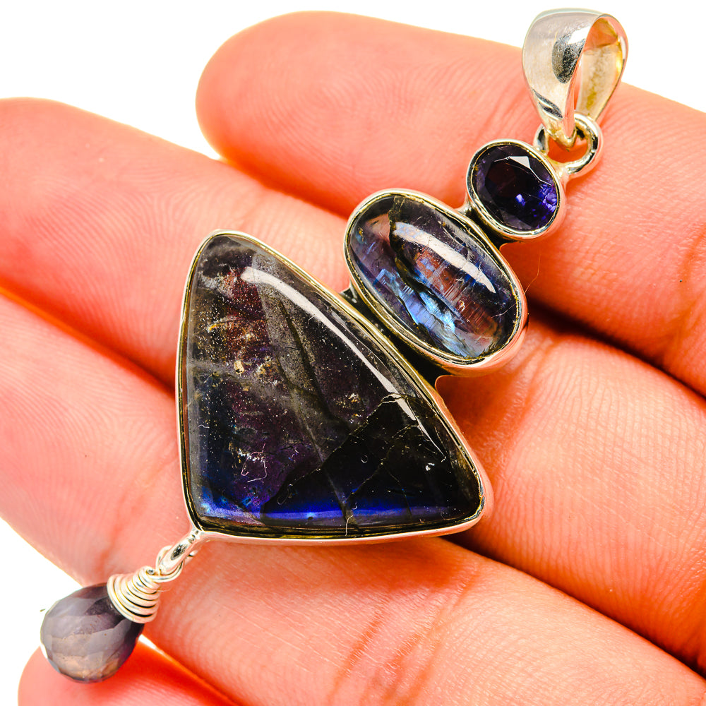 Labradorite Pendants handcrafted by Ana Silver Co - PD6254