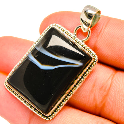 India Agate Pendants handcrafted by Ana Silver Co - PD6268