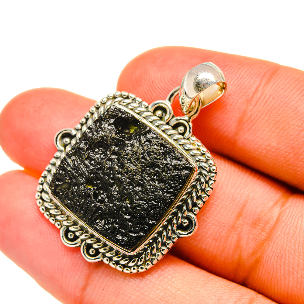 Tektite Pendants handcrafted by Ana Silver Co - PD6272