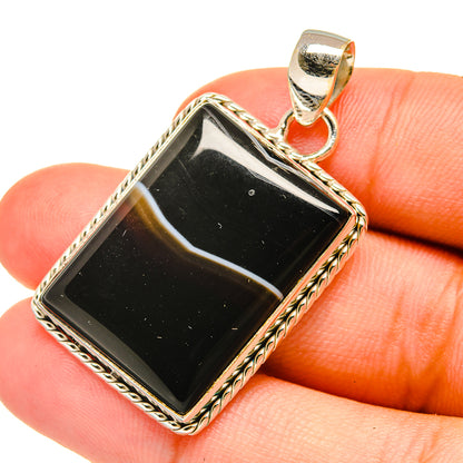 India Agate Pendants handcrafted by Ana Silver Co - PD6275