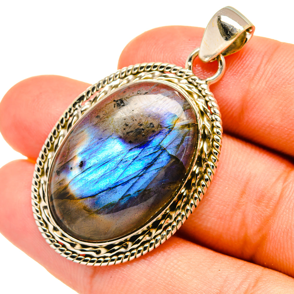 Labradorite Pendants handcrafted by Ana Silver Co - PD6284
