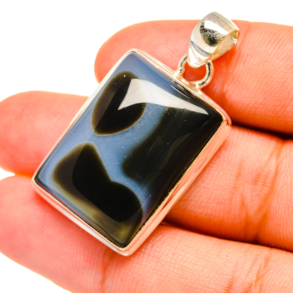 Montana Agate Pendants handcrafted by Ana Silver Co - PD6286