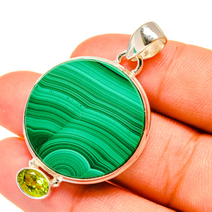 Malachite Pendants handcrafted by Ana Silver Co - PD6290