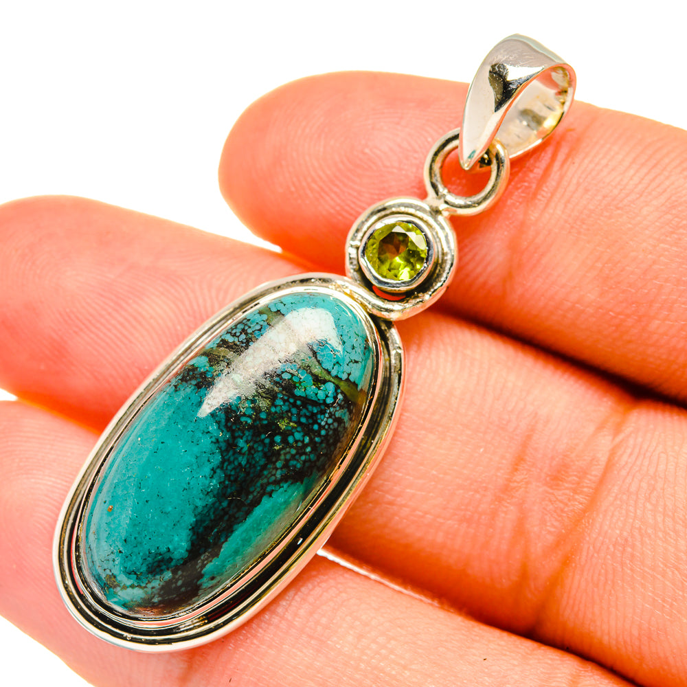 Shattuckite Pendants handcrafted by Ana Silver Co - PD6292