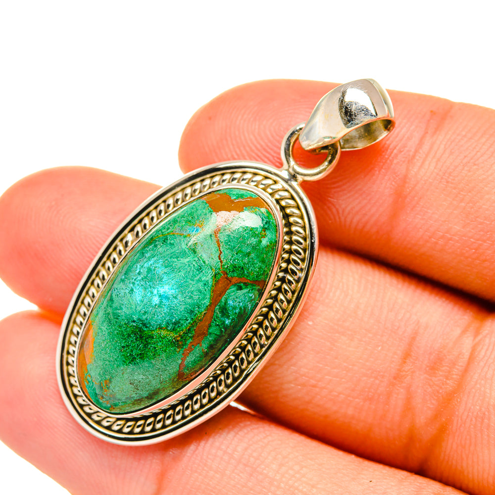 Chrysocolla Pendants handcrafted by Ana Silver Co - PD6298