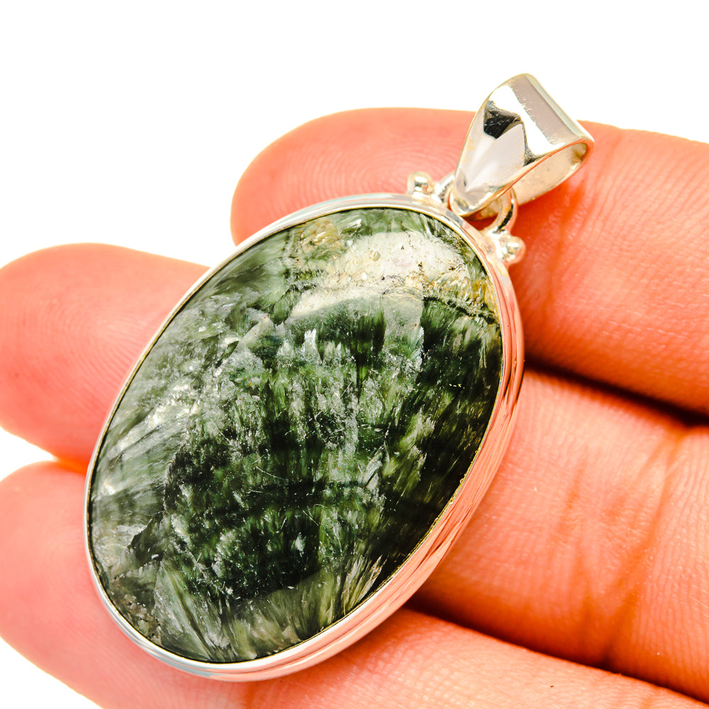 Seraphinite Pendants handcrafted by Ana Silver Co - PD6303