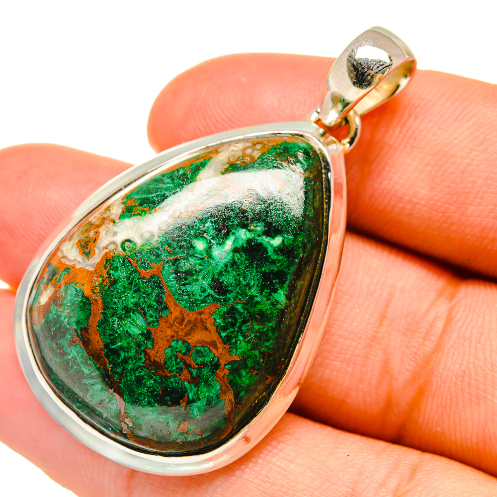 Chrysocolla Pendants handcrafted by Ana Silver Co - PD6304