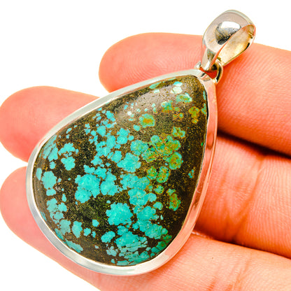 Tibetan Turquoise Pendants handcrafted by Ana Silver Co - PD6305