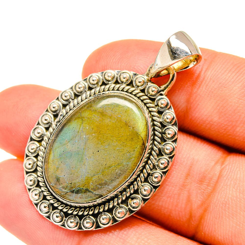 Labradorite Pendants handcrafted by Ana Silver Co - PD6306