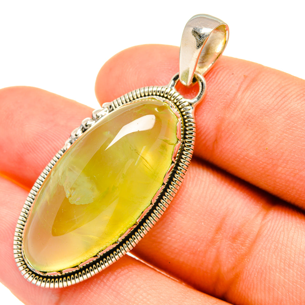 Prehnite Pendants handcrafted by Ana Silver Co - PD6310