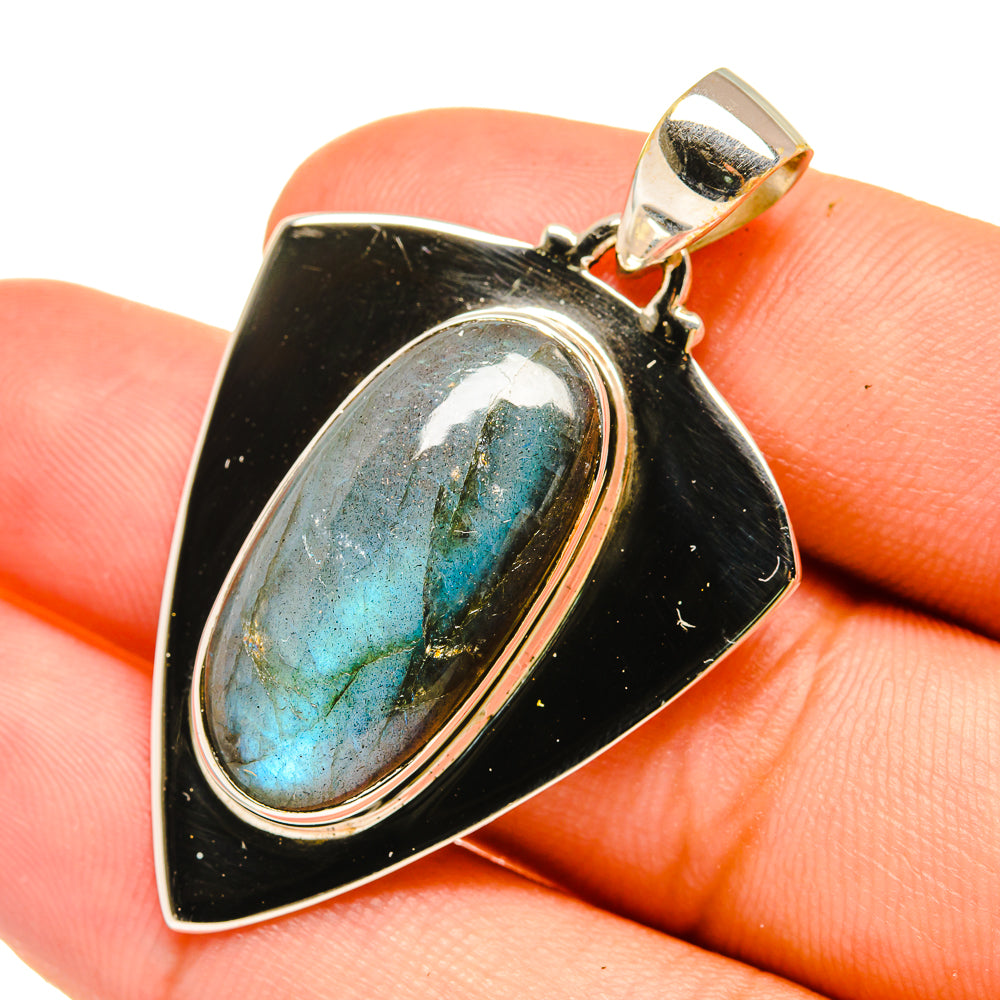 Labradorite Pendants handcrafted by Ana Silver Co - PD6330