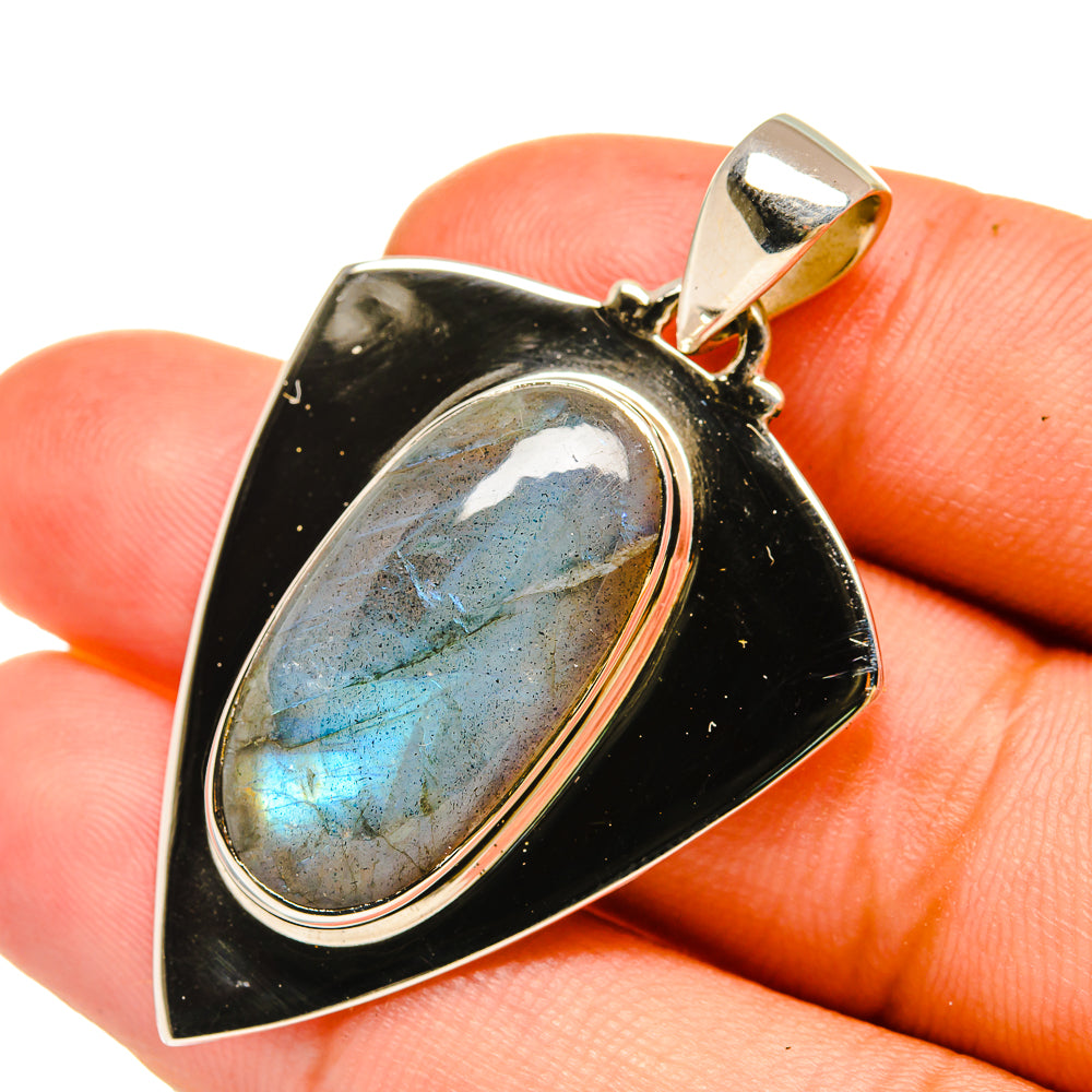 Labradorite Pendants handcrafted by Ana Silver Co - PD6332
