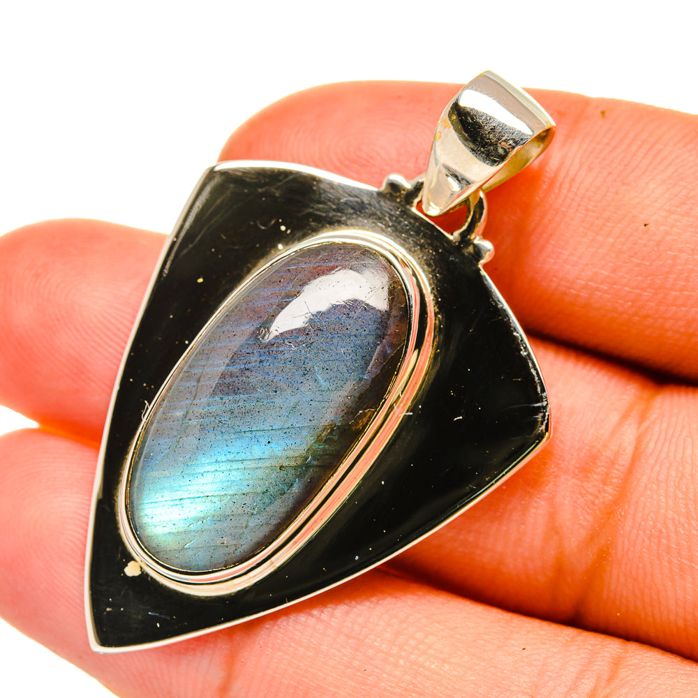 Labradorite Pendants handcrafted by Ana Silver Co - PD6333