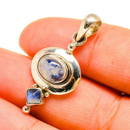 Rainbow Moonstone Pendants handcrafted by Ana Silver Co - PD6338