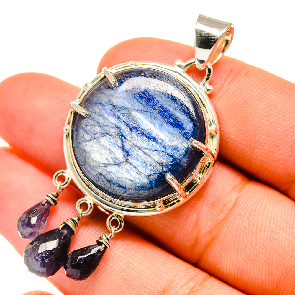 Kyanite Pendants handcrafted by Ana Silver Co - PD6343