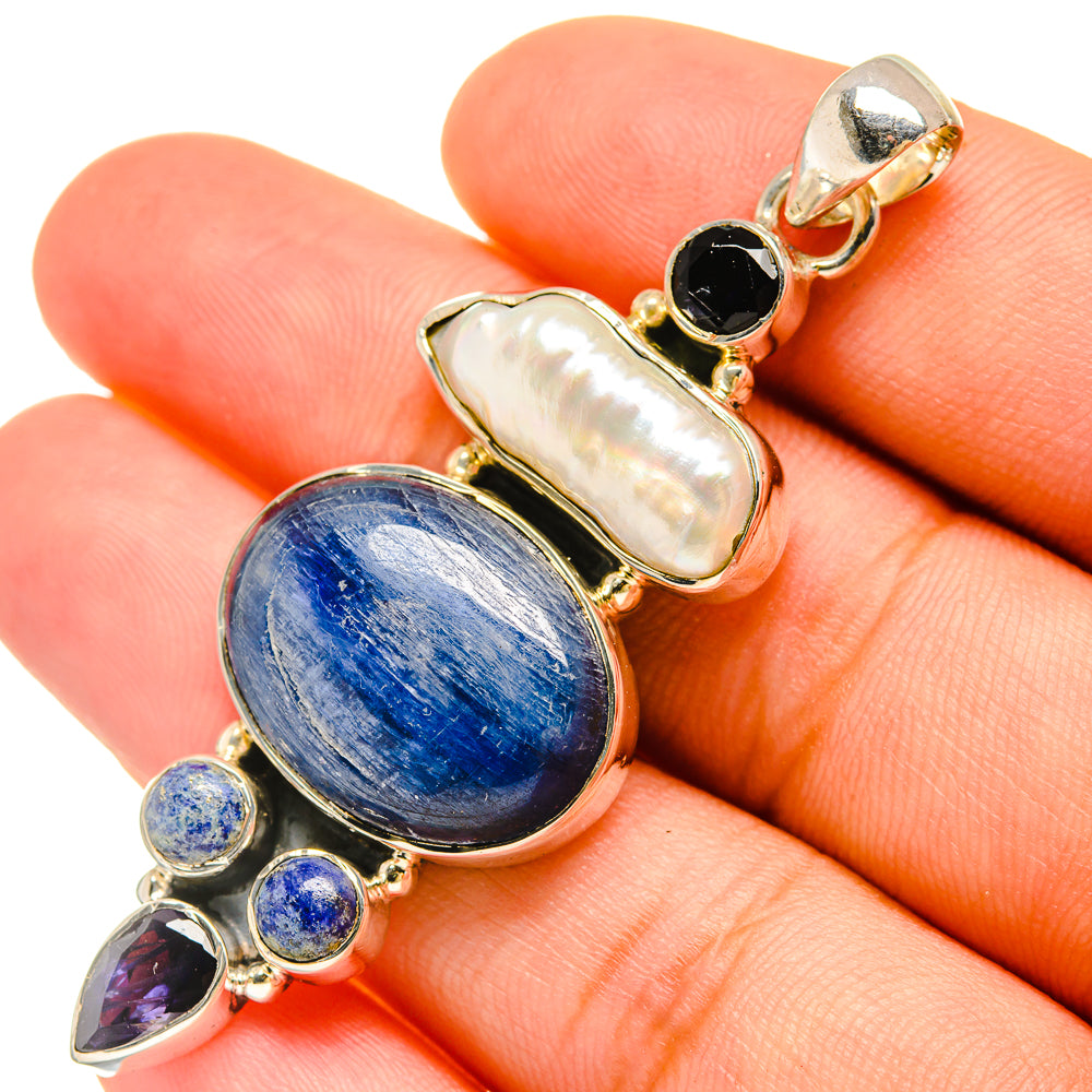 Kyanite Pendants handcrafted by Ana Silver Co - PD6344