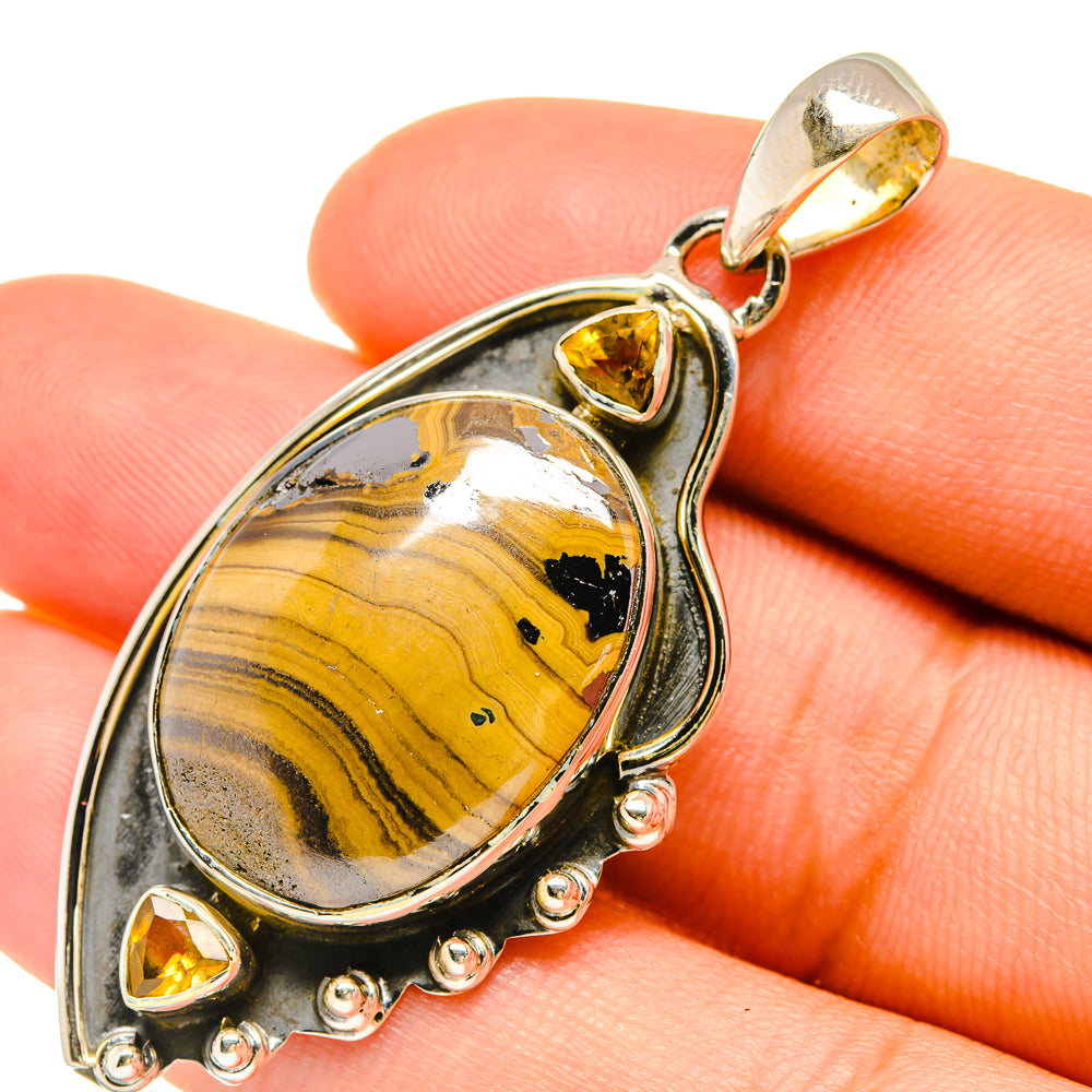 Schalenblende Pendants handcrafted by Ana Silver Co - PD6350