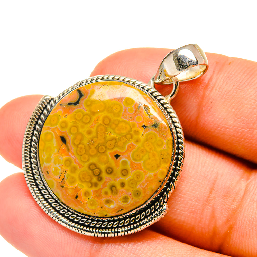 Ocean Jasper Pendants handcrafted by Ana Silver Co - PD6353