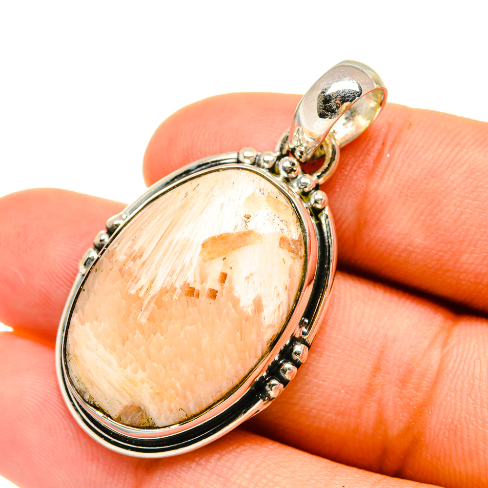 Scolecite Pendants handcrafted by Ana Silver Co - PD6357