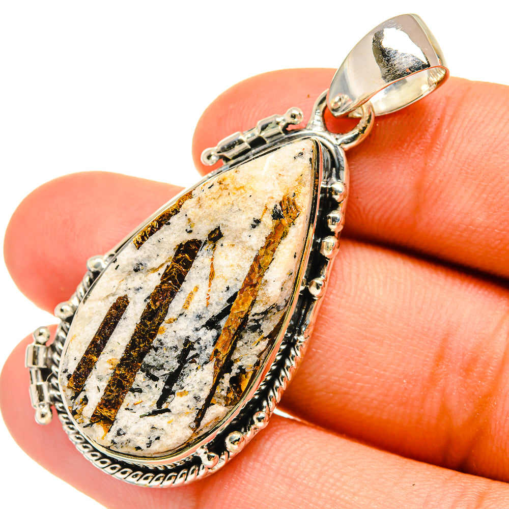 Astrophyllite Pendants handcrafted by Ana Silver Co - PD6358