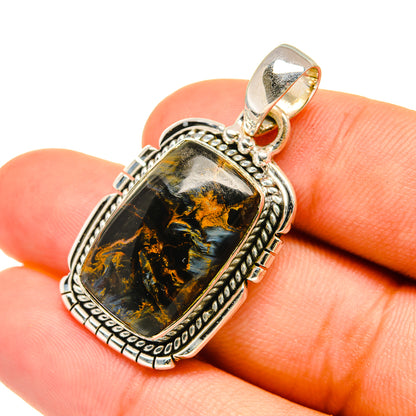 Pietersite Pendants handcrafted by Ana Silver Co - PD6362