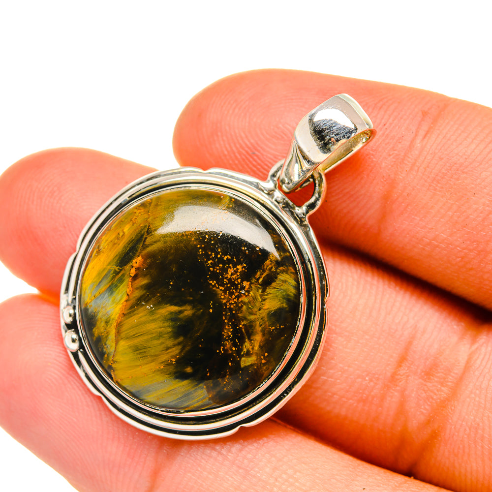 Pietersite Pendants handcrafted by Ana Silver Co - PD6364